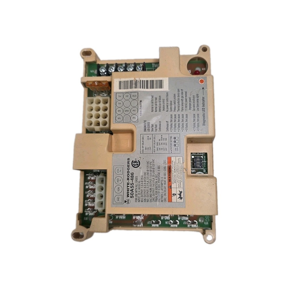 White-Rodgers 50A55-486 Furnace Control Board 156-7457A